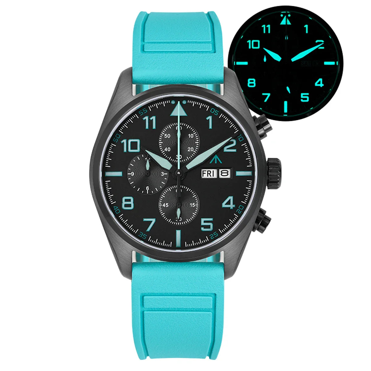 Militado ML04 Chronograph Quartz Military Watch OS00 Movement BGW9 Luminous 100m Waterproof  Domed Sapphire 39mm