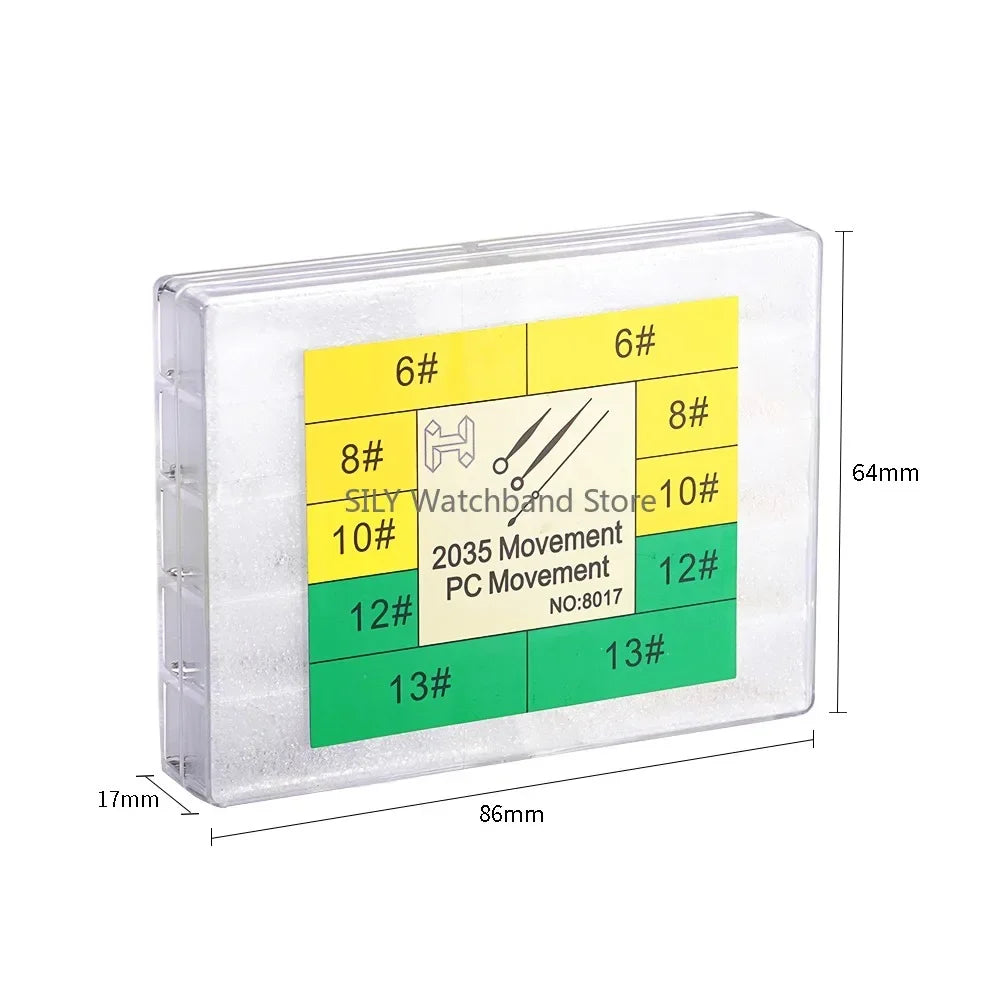 Watch Hands Luminous For 2035 Movement Silver Gold Black Watches Pointers Hour, Minute And Second And Hands Repair Accessories