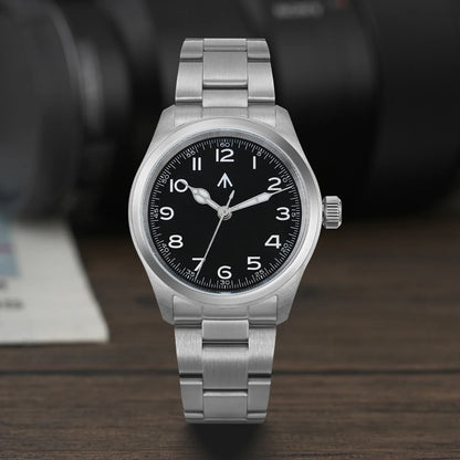 Militado ML08 Military Watch VH31 Quartz Movement Double Sapphire C3 BGW9 Luminous 10Bar Explorer