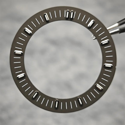 31mm Watch Dial Hollowed Out Surface Green Luminous Watch Faces Accessories Repair Parts NH70／NH35 / NH36 Movement