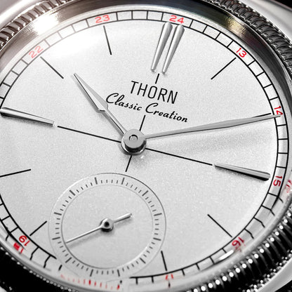 THORN T017 Square pillow-shaped 36mm Pilot couple wristwatch VD78 quartz Double Domed Sapphire 10Bar