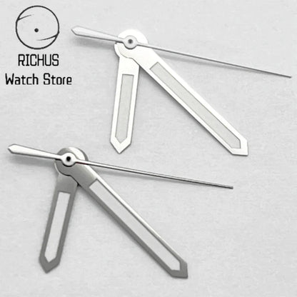 Wide NH35 Watch Hands Green Luminous Fit NH35 NH36 PT5000 ETA2836 2824 DG2813 3804 Miyota8215 8205 821A Movement Watch Accessories