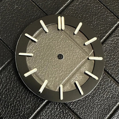 31.8MM Watch Dial Green Luminous Transparent Film No Calendar Window No Date Watch Faces Modified Accessories for NH70 Movement