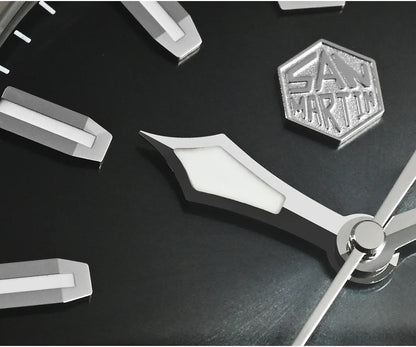 San Martin Diver SN0055G 42mm PT5000 SW200 Automatic Watch AR Sapphire 20Bar BGW-9 Lume