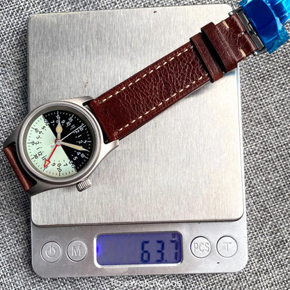 Tandorio TD171 Ti-2 Titanium GMT Field Watch NH34A  36mm 20bar Sapphire