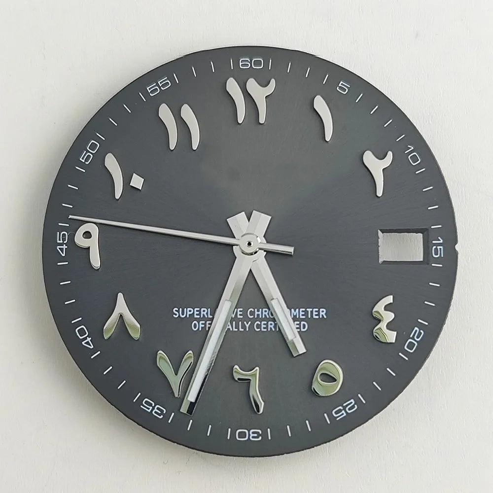 28.5mm watch dial Arabic NH35 dial S dial suitable for NH35 NH36 movement watch accessories repair tool