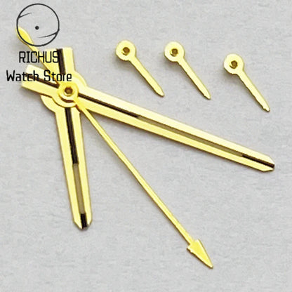 VK63 Watch Hands Silver/Gold/RoseGold Blue Luminous Fit VK63 Quartz 6-Hands Movement Watch Accessories