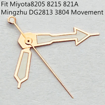 Watch Hands Green Luminous Fit NH35 NH36 ETA2824 2836 Miyota 8205 8215Mingzhu DG2813 3804 Movement Watch Accessories