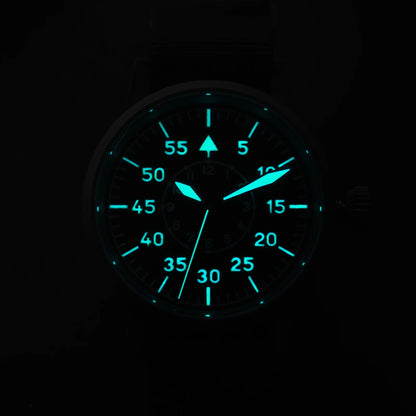 Militado ML10 Quartz pilot Watch VH31 Sweeping Second Sapphire BGW9 Luminous 10Bar 37mm