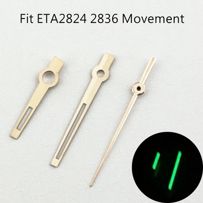 NH35 Silver/Rose gold Watch Luminous Hands Fit NH35 NH36 ETA2836 2824 DG2813 3804 Miyota8215 8205 821A Movement Automatic