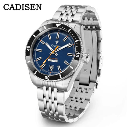 CADISEN C8237 Dive Watch BB58 Japan NH35A Ceramic Bezel 10Bar AR sapphire 40MM