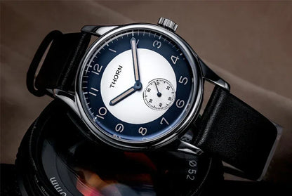 THORN SHY021 38MM Japan Quartz Movement Sterile Dial K1 Glass 5ATM Luminous Sub Second