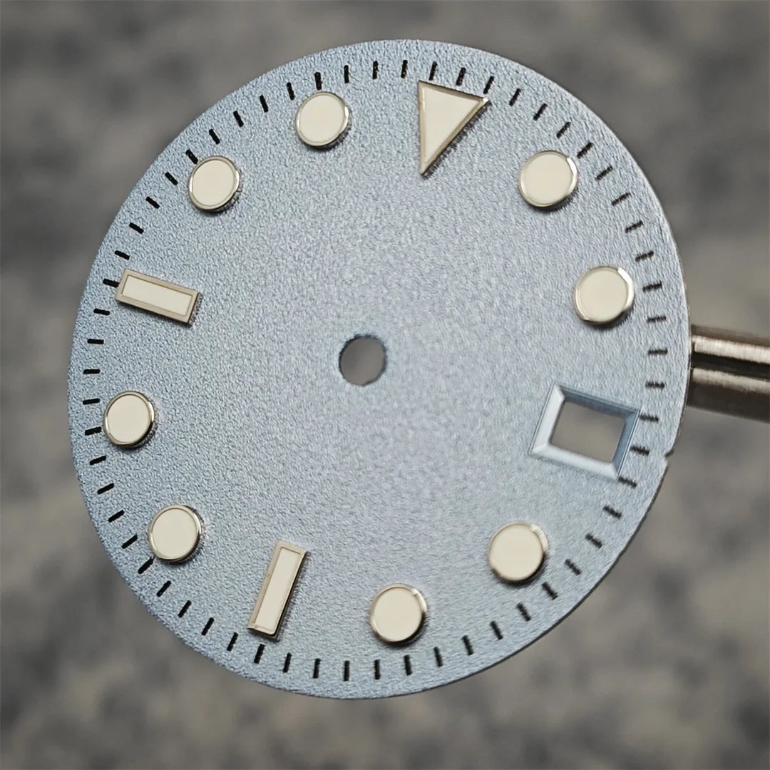 28.5MM Watch Dial NH35 Dial Frosted Texture Watch Faces Men's Watch Accessories for NH35/NH36/4R/7S Mechanical Movement