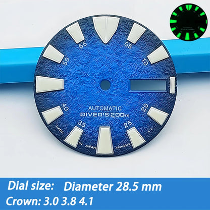 Watch Dial 28.5MM NH35 Dial Suitable For NH35 NH36 NH38 NH39 4R 6R Watch Modified Dial