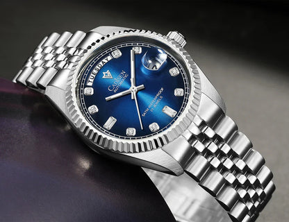 Cadisen C8228 DD38 Watch Diamond Dial MIYOTA 8285 AR Sapphire Crystal luminous 38MM 5Bar