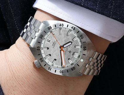 Cadisen C8231 Diver Watch Meteorite Dial 38.5MM 10Bar Miyota 8215 Automatic AR Sapphire