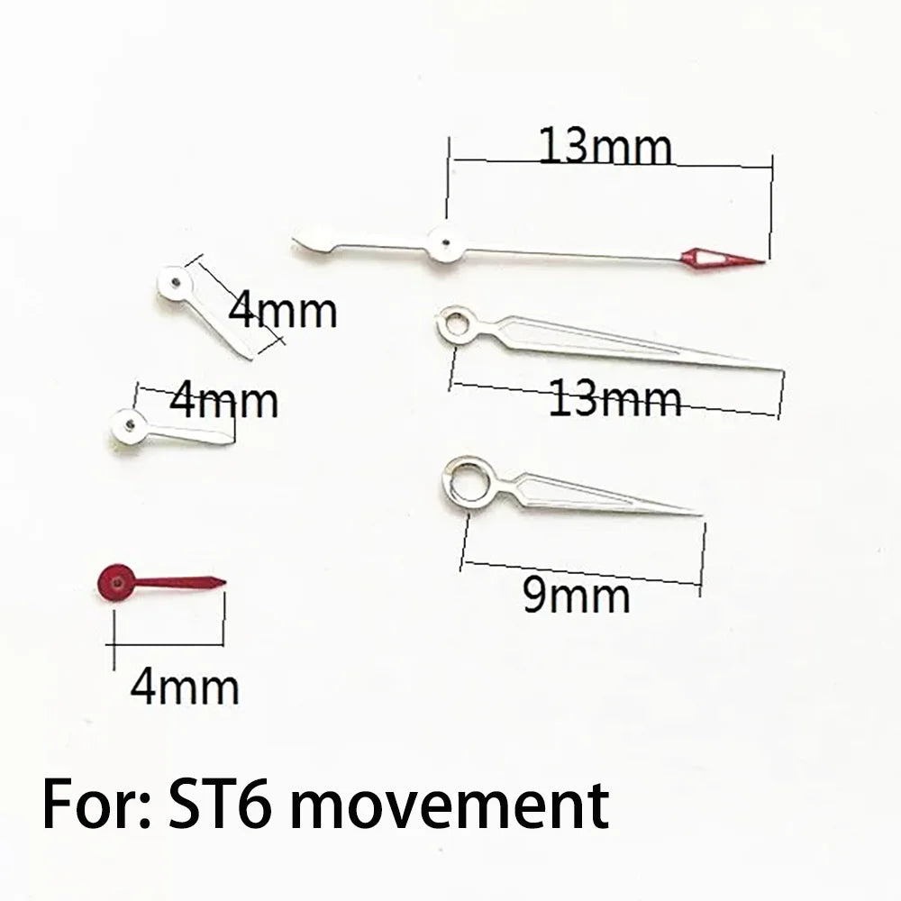 Watch Accessories Movement Hands Suitable for Tianjin ST6 Movement Six Hands A Set
