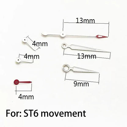Watch Accessories Movement Hands Suitable for Tianjin ST6 Movement Six Hands A Set