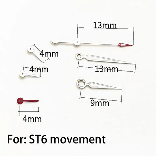 Watch Accessories Movement Hands Suitable for Tianjin ST6 Movement Six Hands A Set