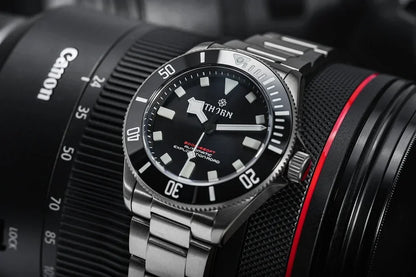 THORN SHY036 Titanium Sub Diver 39MM  Vintage PT5000  Automati Sapphire C3 Super Luminous 20bar