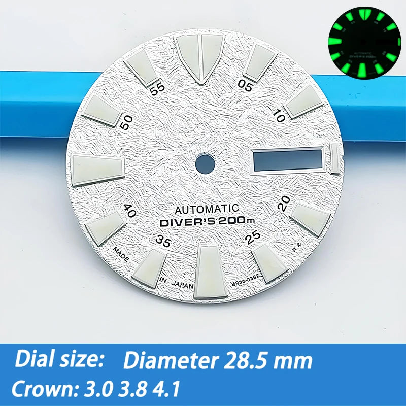 Watch Dial 28.5MM NH35 Dial Suitable For NH35 NH36 NH38 NH39 4R 6R Watch Modified Dial