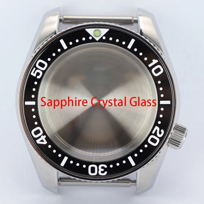 42mm Silvery Men's Watch Cases Bracelet Sapphire Glass For NH35 NH36 NH34 NH38 NH70 Movement NH35 Cases 28.5mm Dial Mod SPB185