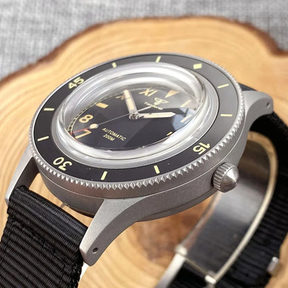 Tandorio Fifty FATHOMS Diver TD223 20bar NH35 PT5000 Sapphire 40mm