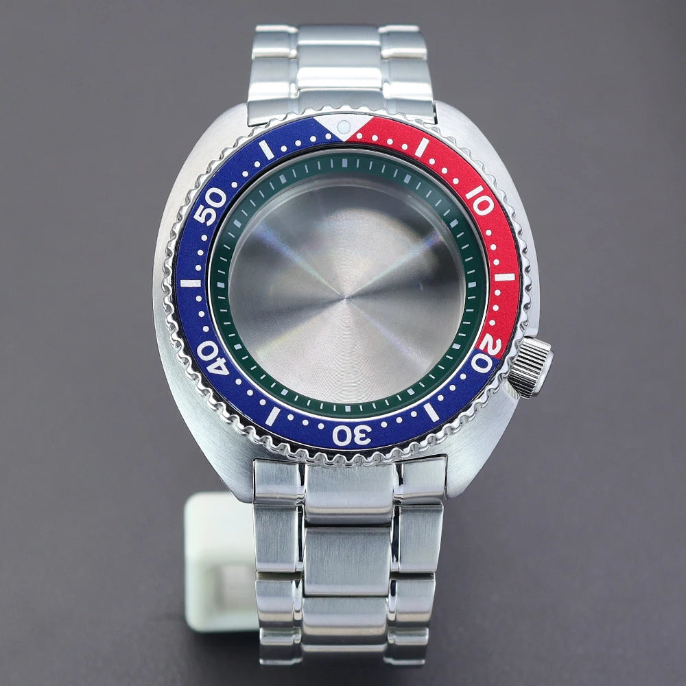 45mm Men's Watch nh35 Cases For NH35 NH36 Modified Abalone NH34 nh38 nh70 4R36 Movement 28.5mm Dial Sapphire Crystal Waterproof