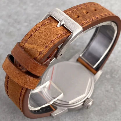 Tandorio TD135 Pilot 36mm PT5000 NH35 Brushed Case Domed Sapphire