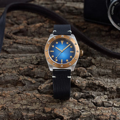 Baltany Bronze Watches Man B4030 Super LuminousNH38 Automatic 20ATMWaterproof Luxary Design Unique Vintage Mechanical Wristwates