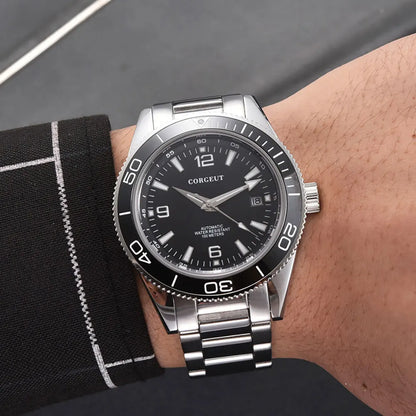 41MM Corgeut Custom Logo/Name BB58 Diver Sapphire NH35 Automatic 10Bar