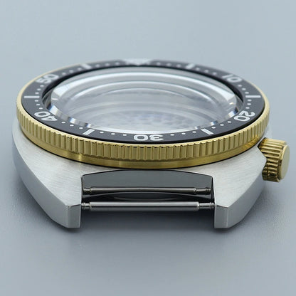 41mm NH35 Watch Case Stainless Steel Accessories For NH35 NH34 Mod Abalone NH36 NH70 Movement 28.5mm Dial Sapphire Crystal Glass