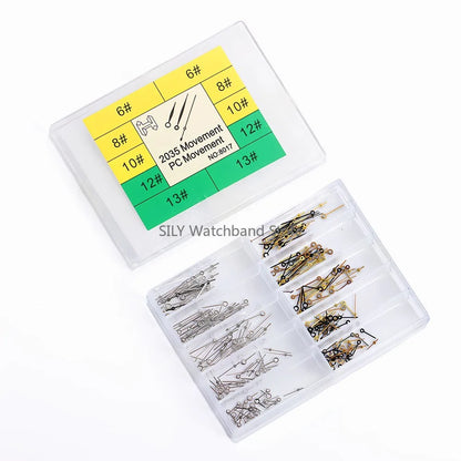 Watch Hands Luminous For 2035 Movement Silver Gold Black Watches Pointers Hour, Minute And Second And Hands Repair Accessories