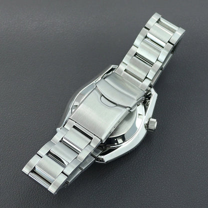 42mm Silvery Men's Watch Cases Bracelet Sapphire Glass For NH35 NH36 NH34 NH38 NH70 Movement NH35 Cases 28.5mm Dial Mod SPB185