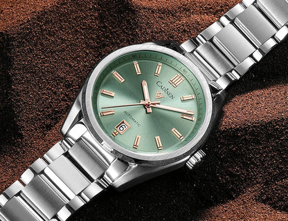 CADISEN C8227 Dress Watch Luminous NH35 AR Sapphire 10Bar 40MM