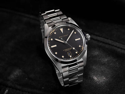 Baltany S4041 Vintage Tribute Quartz Wristwatches Enamel Dial Sapphire Crystal 20ATM Stainless Steel Bracelet Diving watches