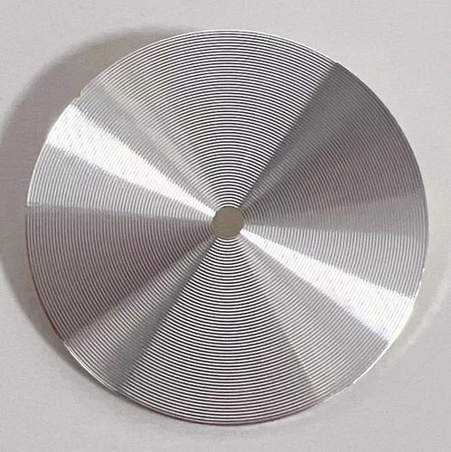 28.5mm Watch Dial No Calendar Window No Scale Watch Faces CD Texture Watch Accessories for NH35/NH36 Movement Repair Parts