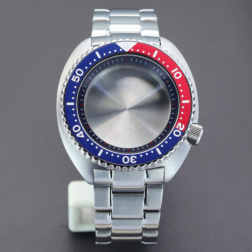 45mm Men's Watch nh35 Cases For NH35 NH36 Modified Abalone NH34 nh38 nh70 4R36 Movement 28.5mm Dial Sapphire Crystal Waterproof