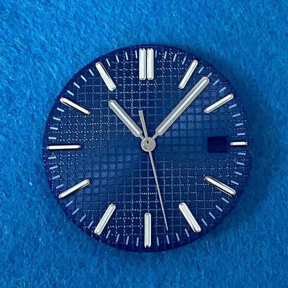 31.8mm Watch Dial + watch Hands complete set Green Luminous Dial Replacement Accessories for NH35 Movement Watch Repair Parts