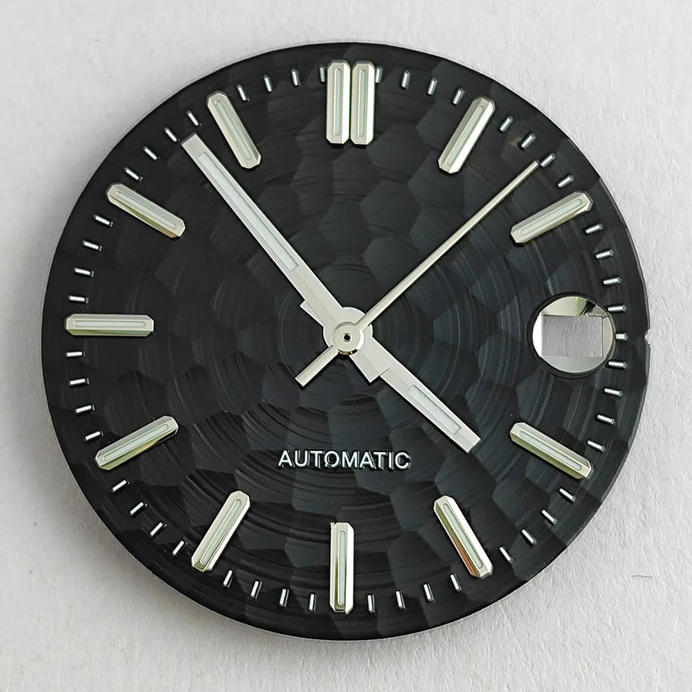 New 28.5mm NH35/NH36 dial watch dial S dial green luminous suitable for NH35/NH36 movements watch accessories repair to