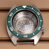 41mm Modified Turtle Watch Case Sapphire For Abalone/tuna mouth 6105 Captain Willard TMI NH35 NH36 NH38 4R Movement Stainless Steel Watch Accessories