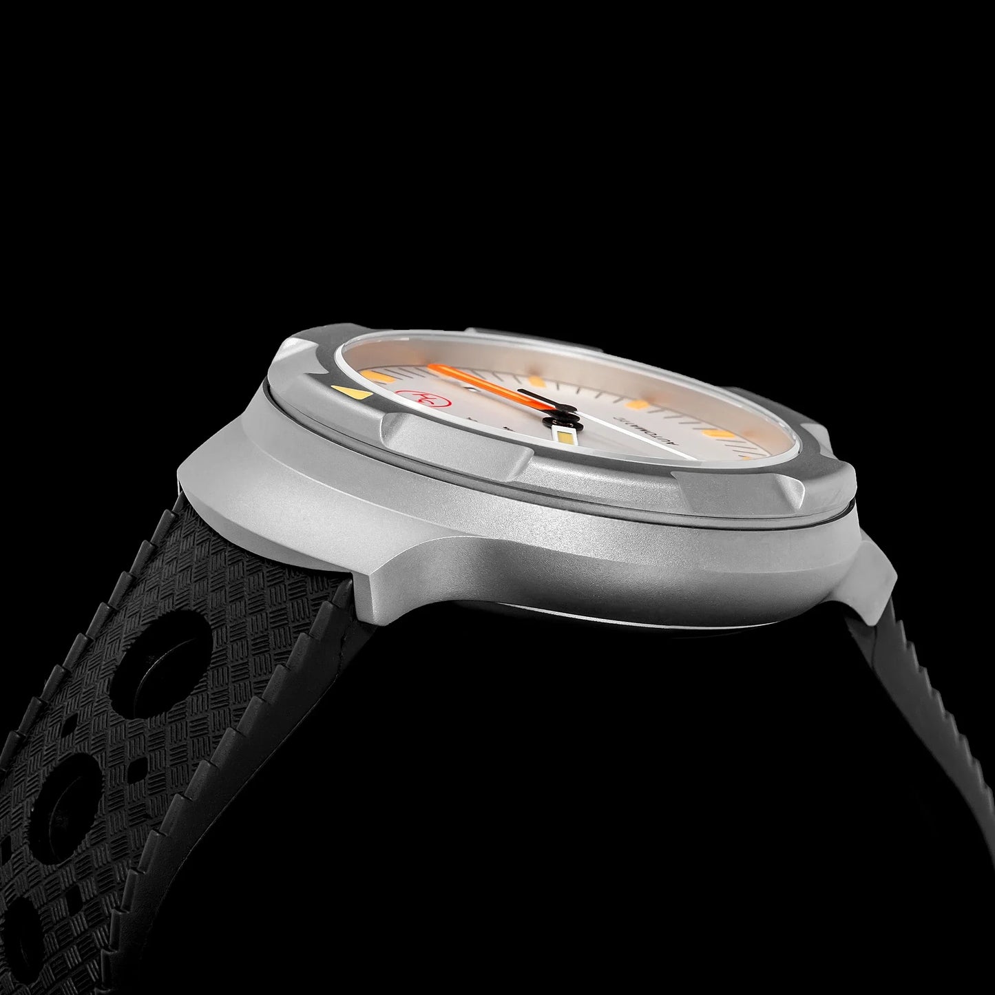 Thorn 42mm Men's Retro Titanium Diver Watch PT5000 Automatic Movement Rubber Strap C3 Luminous 20Bar Water Resistance