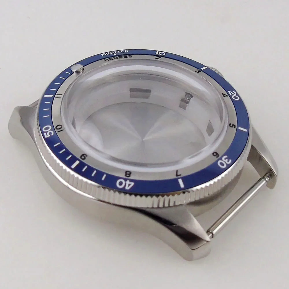 Serica Diver Case 20bar Diving Steel Watch Case for NH34 NH35 NH36 NH37 NH70 NH72  ETA2824 PT5000 Bow Sapphire Glass 120click Bezel Ceramic Insert