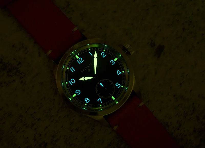 Baltany S2032 D12 Minitary Wristwatches VD78 Sapphire Crystal Swiss Luminou Leather 20ATM Stainless Steel Quartz Vintage Watches