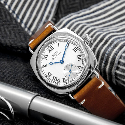 Thorn T002  Retro Square Sub Second 36mm Sapphire Glass VD78 Quartz Movement 10bar