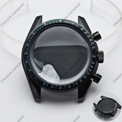 39.7mm Men's watches metal case FIT VK63 movement case watch accessories watch parts Fits 20mm strap Watch Box