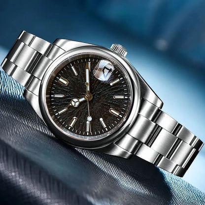 Explorer Watch Tandorio TD110T 36/39mm Teacup Pattern Date Luminous  Sapphire 10bar Dress