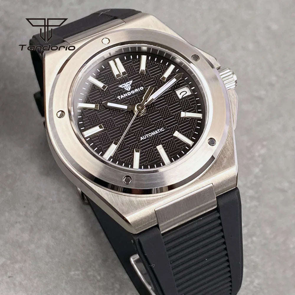 Tandorio Engineer Watch TD331B Seiko NH35 Sapphire Dress 40MM