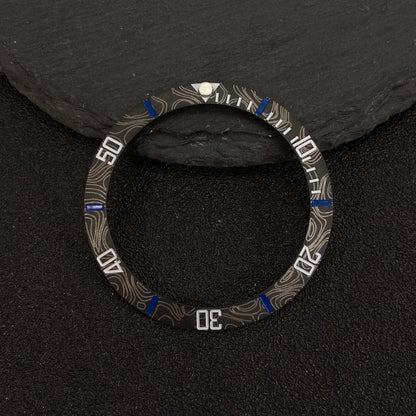 NH35 38-30.5mm bezel insert red Hands Watch Hands Blue Green Luminous Red Green Blue Hands For NH35/36/4R/7S Movement Watches Parts