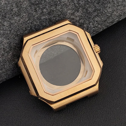 NH35 watch case men's automatic watch 38.5mm stainless steel case suitable for NH35 movement watch accessories